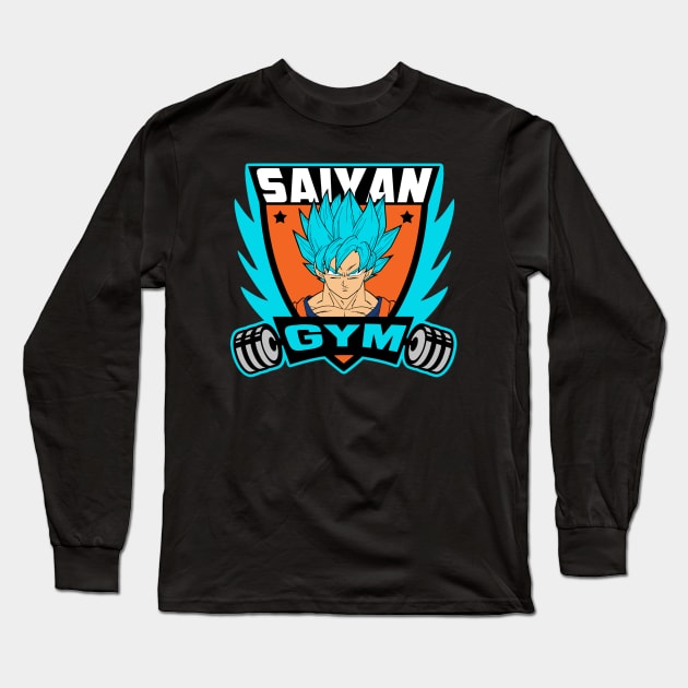 Anime Gym blue version Long Sleeve T-Shirt by buby87